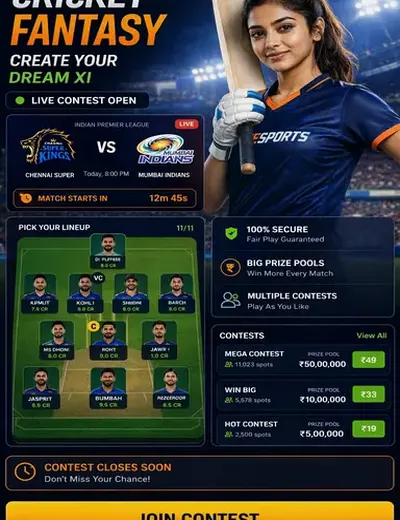 MEERUT786 (meerut 786) fantasy cricket & matchday visual 3